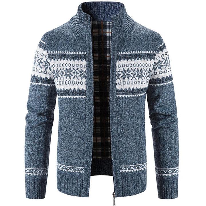 Heren Scandinavisch vest van NordicEdge, warm en stijlvol voor casual dagen. Ideaal als trui.