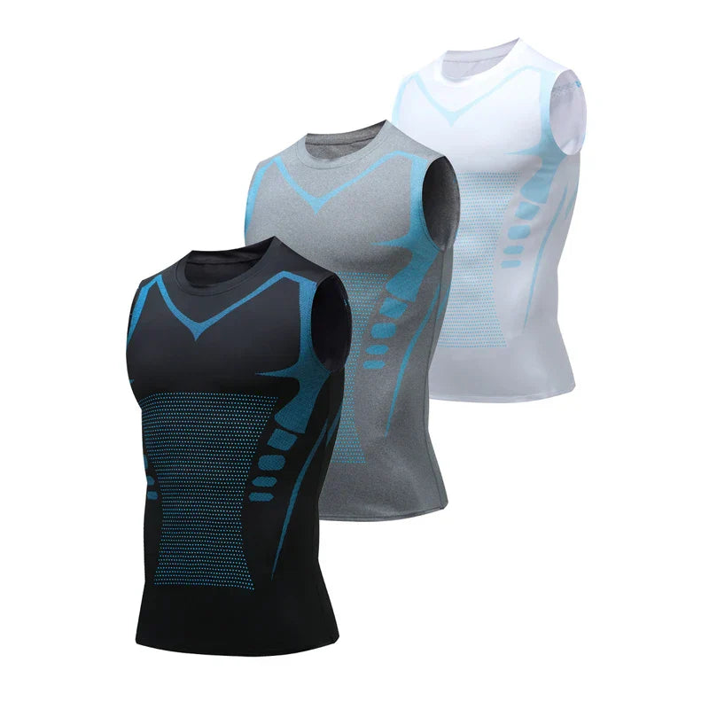 Heren PowerVest Vita: Compressievest verbetert je houding en geeft direct meer energie.