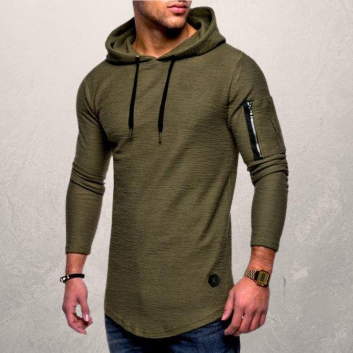 Zachte LiamsShirt heren slim fit hoodie; comfortabele trui ideaal voor dagelijkse casual mode en winterkleding.