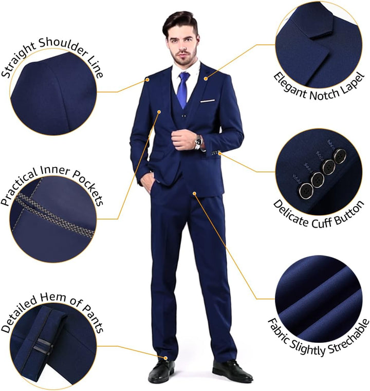 Herenmode smoking set: jacquard patroon, stretch en elegante uitstraling.