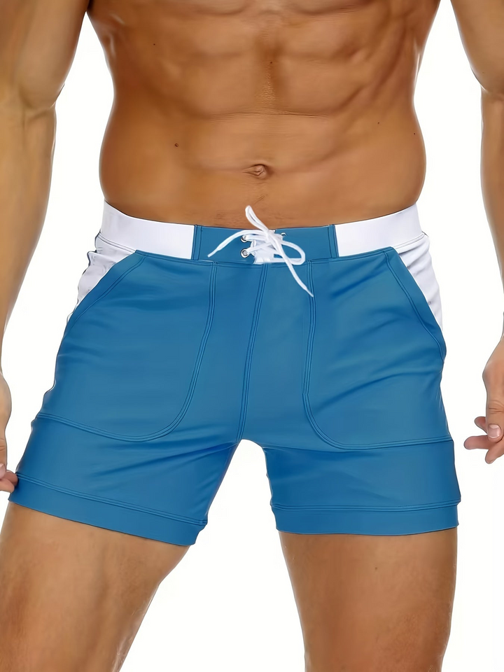 Elias heren zwemshort: sneldrogend en ademend, ideaal voor zwemmen, strand en vakantie. Comfortabele herenkleding.