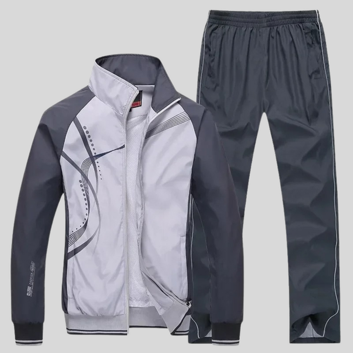 Complete heren sportoutfit: comfortabele en veelzijdige trainingsset, ideaal voor dagelijks gebruik.