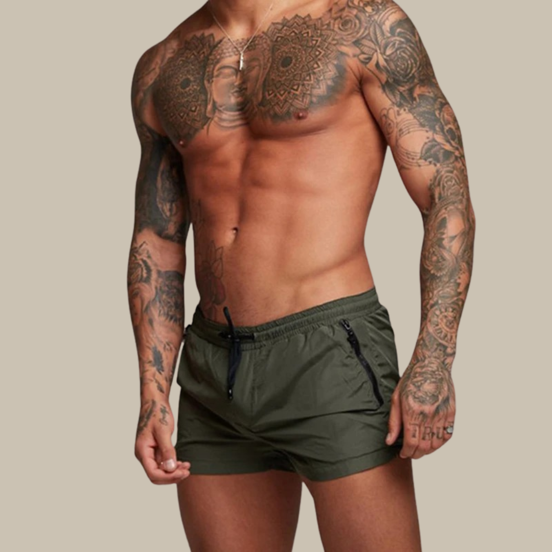Stijlvolle heren zwembroek met stretch voor optimale bewegingsvrijheid. Perfect voor strand, zwemmen en zomer.
