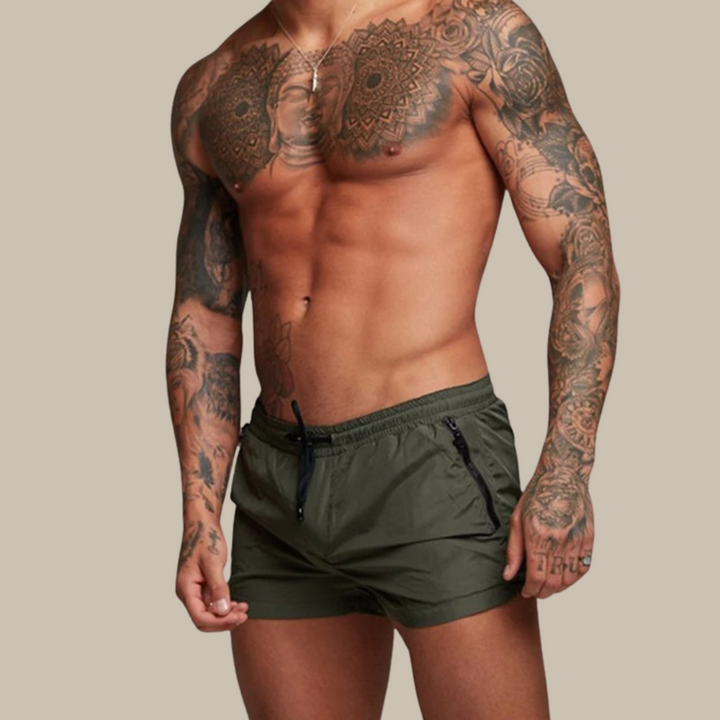 Stijlvolle heren zwembroek met stretch voor optimale bewegingsvrijheid. Perfect voor strand, zwemmen en zomer.