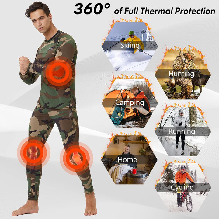 Thomas heren thermisch ondergoed set, ideaal voor gelaagde winterkleding.