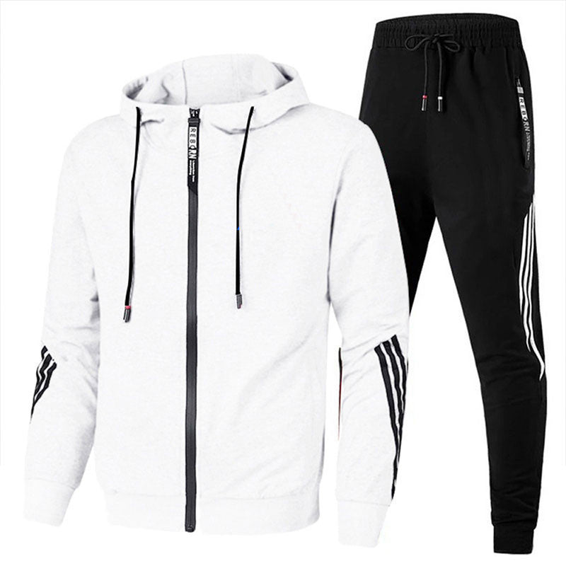 Sportief heren trainingspak Milan, perfect voor trainingen of een actieve levensstijl. Moderne kleding.