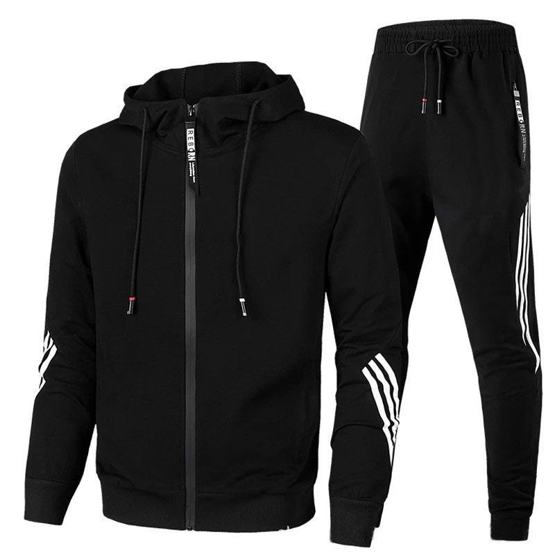 Modieus heren trainingspak Milan met zachte stof en moderne pasvorm, voor ultiem comfort en stijl.