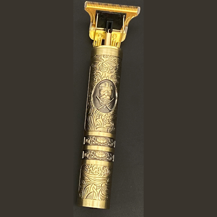 Perfect cadeau voor mannen: oplaadbare vintage baardtrimmer voor stijlvolle verzorging en precisie.