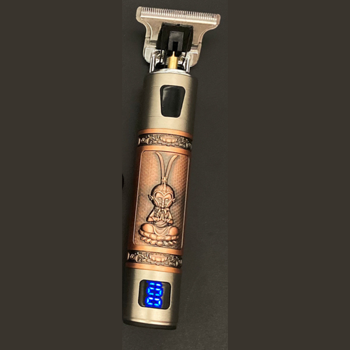Professionele vintage tondeuse voor heren, ideaal voor barbiers en thuisgebruik met precisie.
