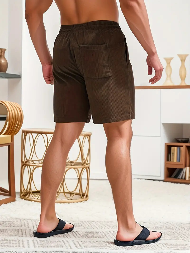 VUMO heren casual shorts met trekkoord in de taille, voor een perfecte pasvorm.