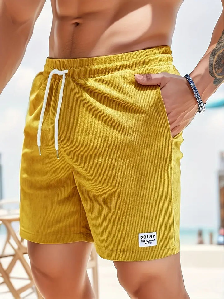 Veelzijdige VUMO heren shorts in blauw, met elastische taille voor ultiem comfort.