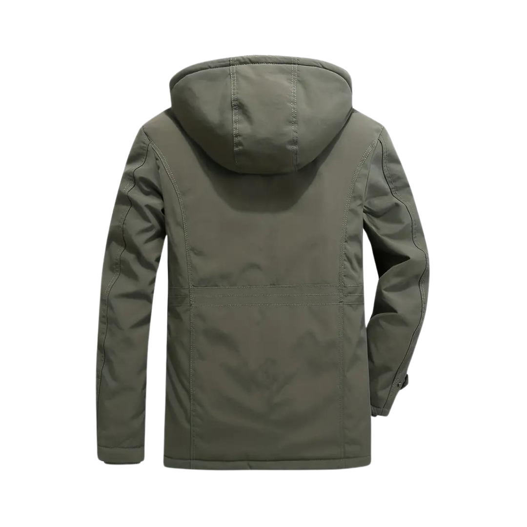 Comfortabel ademend heren outdoorjack, waterdicht en winddicht, perfect voor buitenactiviteiten.