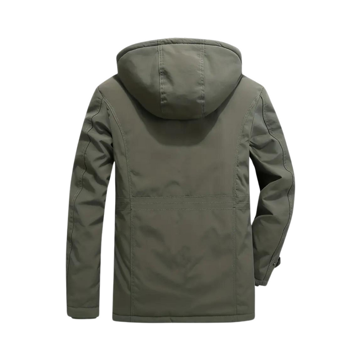 Comfortabel ademend heren outdoorjack, waterdicht en winddicht, perfect voor buitenactiviteiten.