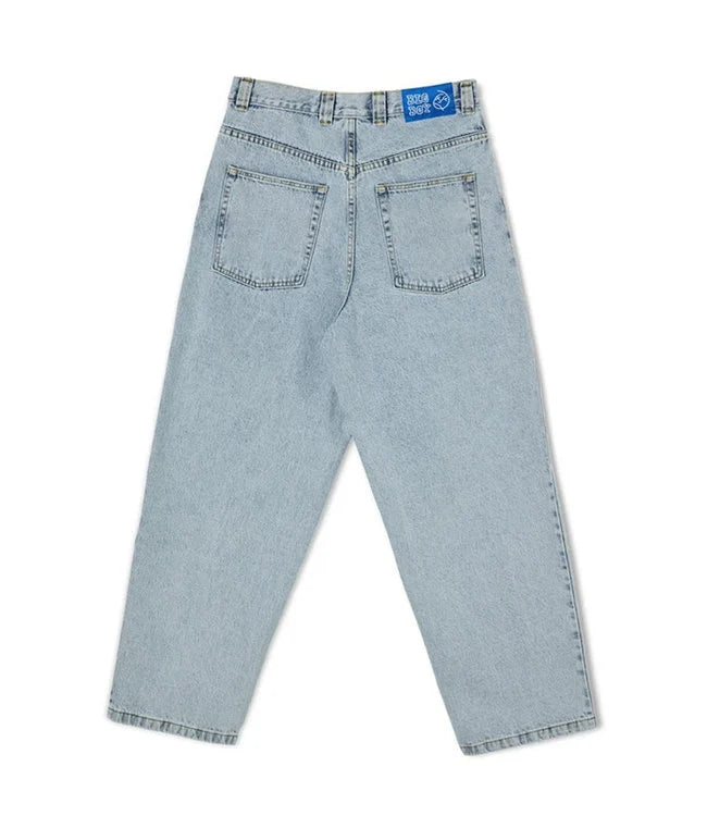 Trendy heren baggy broek, comfortabel en modieus, met een ruime pasvorm geschikt voor skaters.