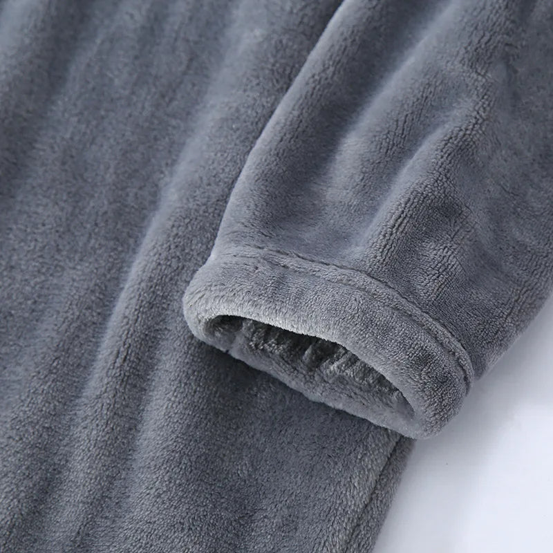 Comfortabele winter pyjama voor mannen, zachte stof voor maximaal comfort.