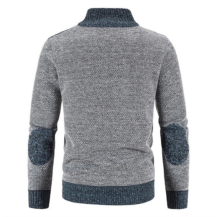 Trendy heren vest Leon van wolmix met rits, warm en veelzijdig voor winteroutfits.