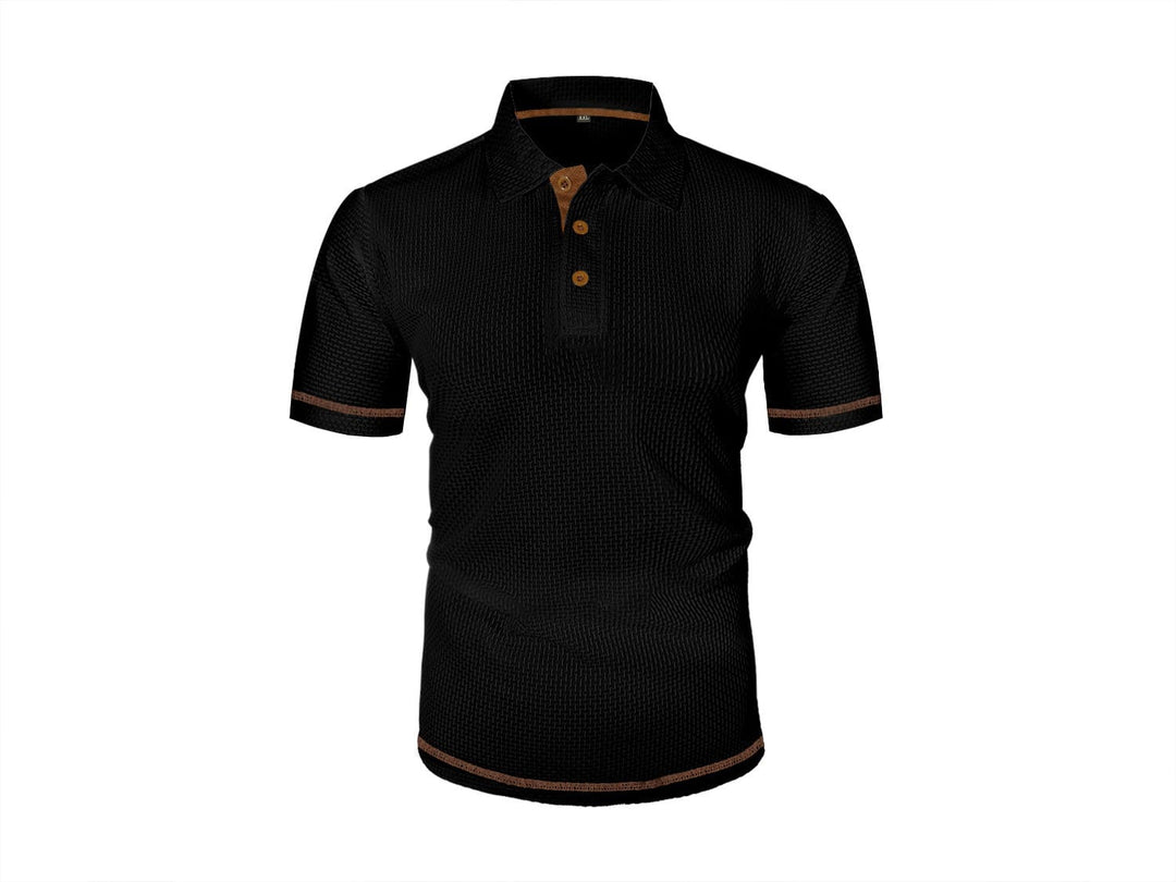 Premium gebreide herenpolo, perfect voor smart casual. Luchtig, ademend en comfortabel, een must-have zomershirt.