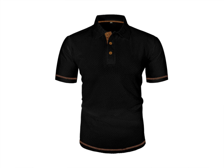 Premium gebreide herenpolo, perfect voor smart casual. Luchtig, ademend en comfortabel, een must-have zomershirt.