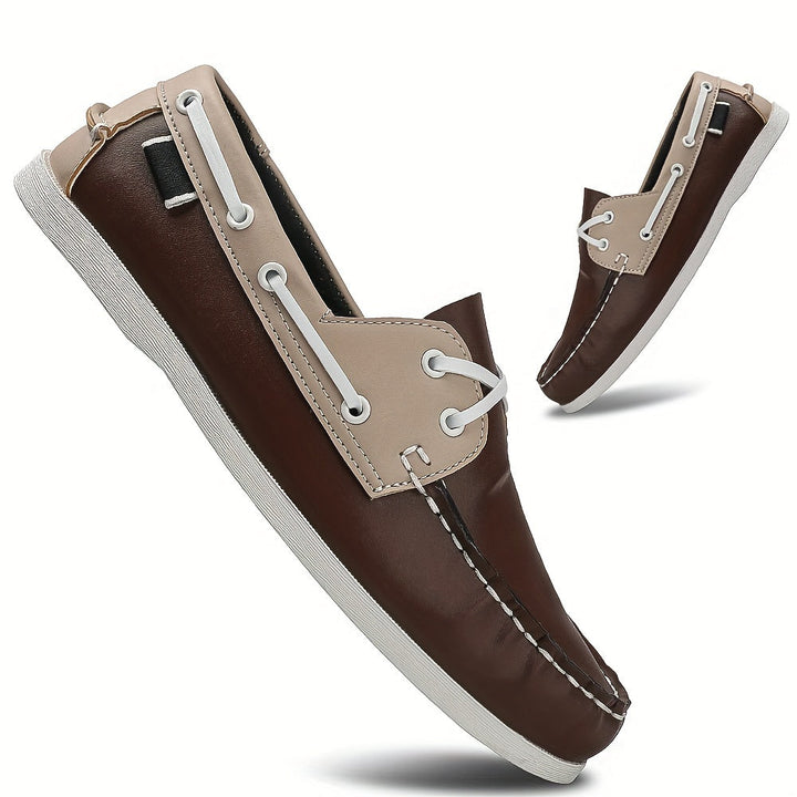 Heren bootschoenen Thijs in bruin, robuust ontwerp, ideaal voor buitenavonturen, sterke grip en breed comfort.