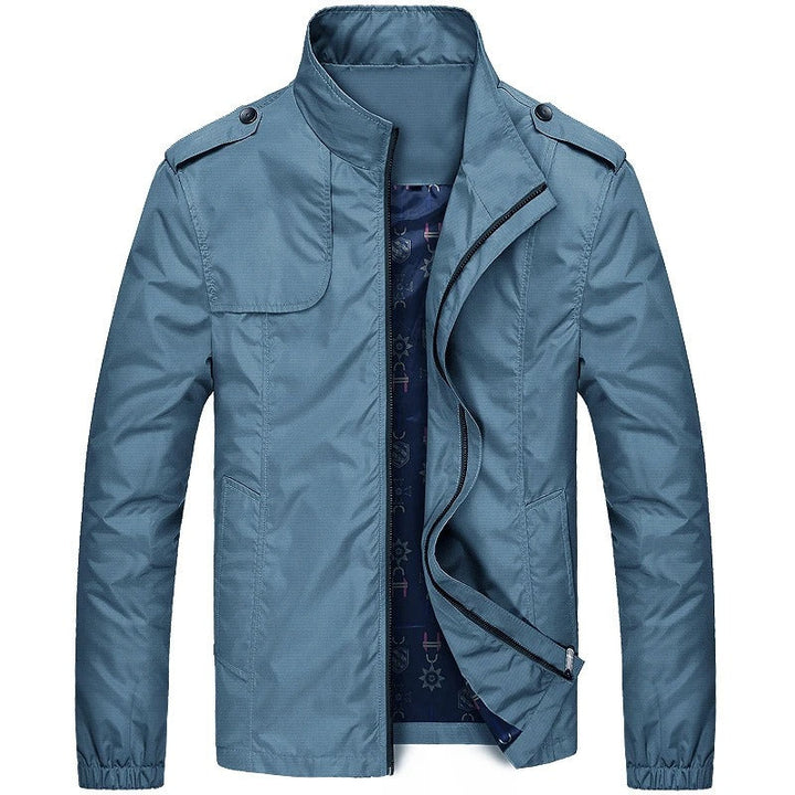 Heren cargo zomerjas in de kleuren blauw, bruin, groen, zwart; casual, veelzijdig, stijlvol, comfortabel.
