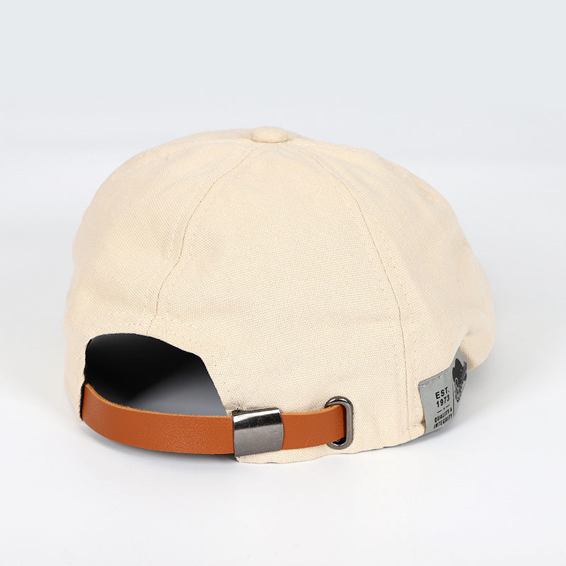 Heren klassieke flat cap, beige, elegant ontwerp, perfecte zonwering, stijlvol accessoire voor de zomerse look.