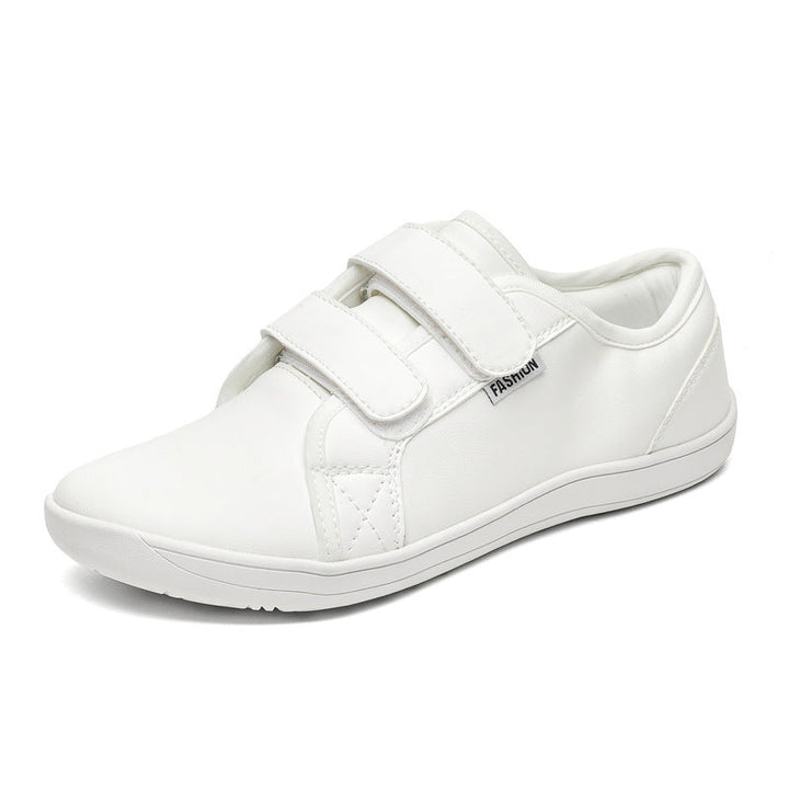 Heren Klittenbandschoenen, veelzijdig, comfortabel en stijlvol in bruin, donkerblauw en geel.
