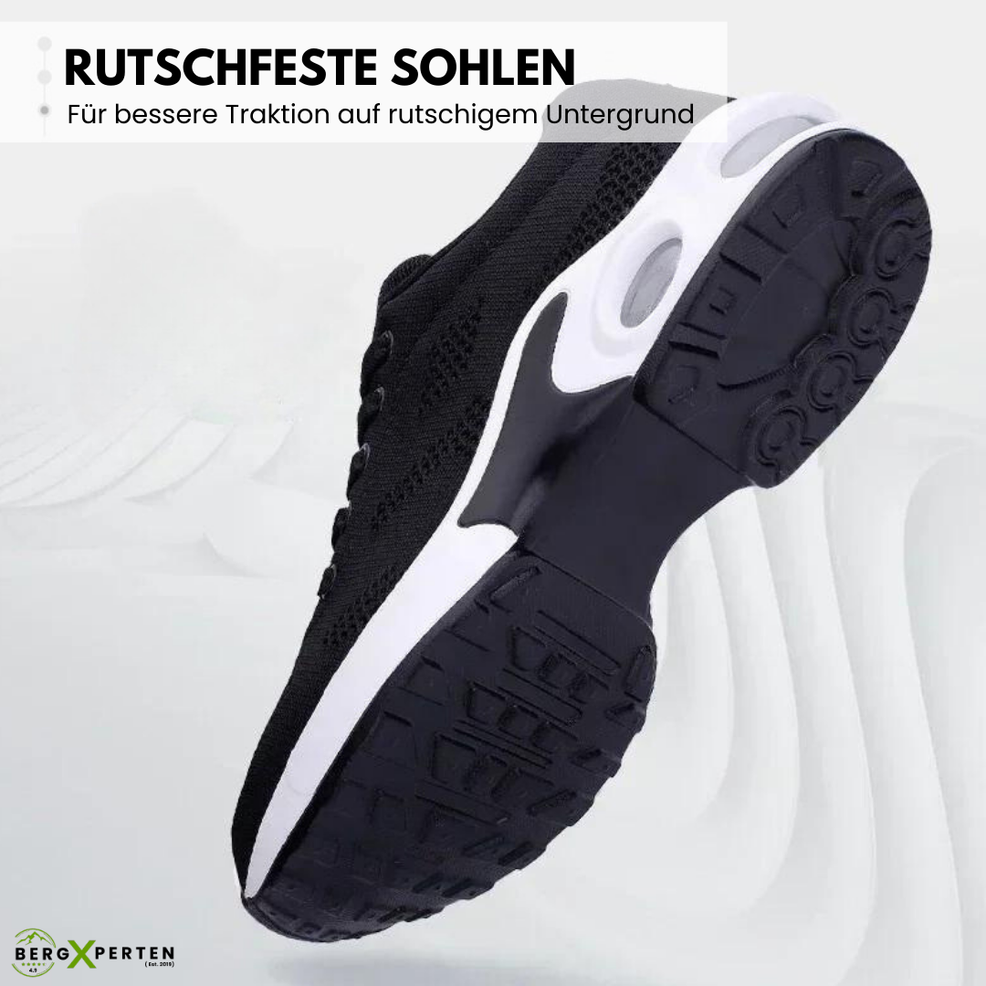 Heren schoenen met ergonomische zool, brede neus, orthopedisch ontwerp, flexibele zool en antislip grip.