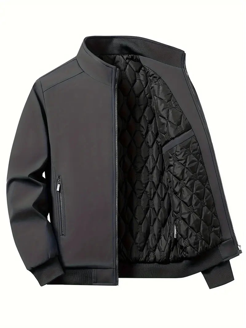 Heren Softshell Jas, wind- en waterafstotend, vooraanzicht, ergonomische pasvorm, modieus, geschikt voor outdoor