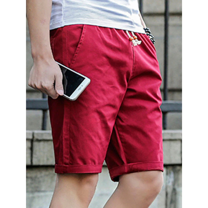 Heren zomershorts, ademend en losvallend; ideaal voor vrije tijd. Perfect voor warme dagen, met praktische zakken.