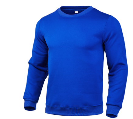 Heren sweatshirt met ronde hals, lange mouwen, comfortabel en veelzijdig, ideaal voor vrije tijd, toont de ronde hals en klassieke snit.
