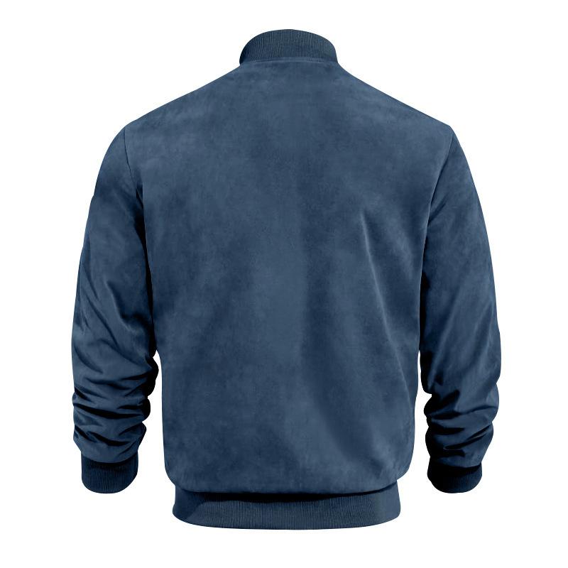 Herenjas van suède, vintage look met moderne kenmerken, perfect voor de stijlbewuste man.