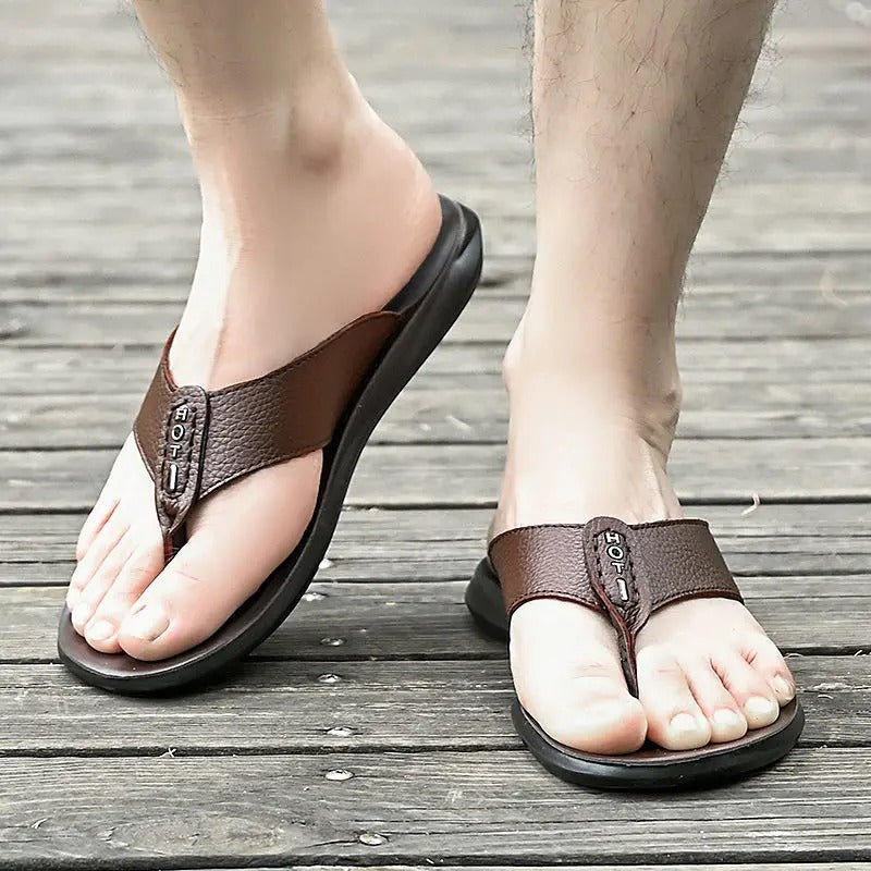 Thomas herensandaal, elegant, ademend, ergonomische zool, ideaal voor dagelijks gebruik en zomerse uitjes.