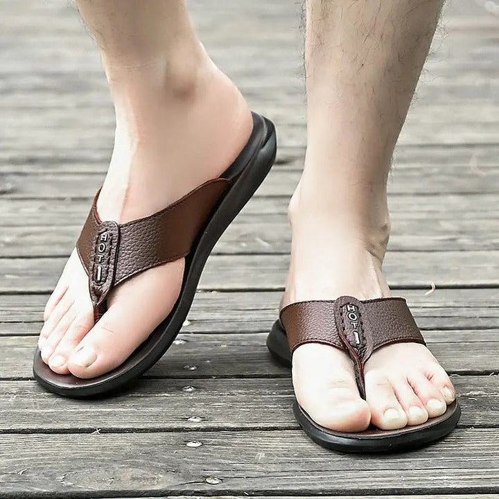 Thomas herensandaal, elegant, ademend, ergonomische zool, ideaal voor dagelijks gebruik en zomerse uitjes.