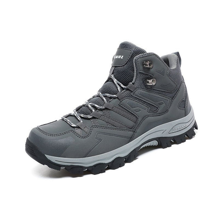 Heren orthopedische wandelschoenen in grijs.