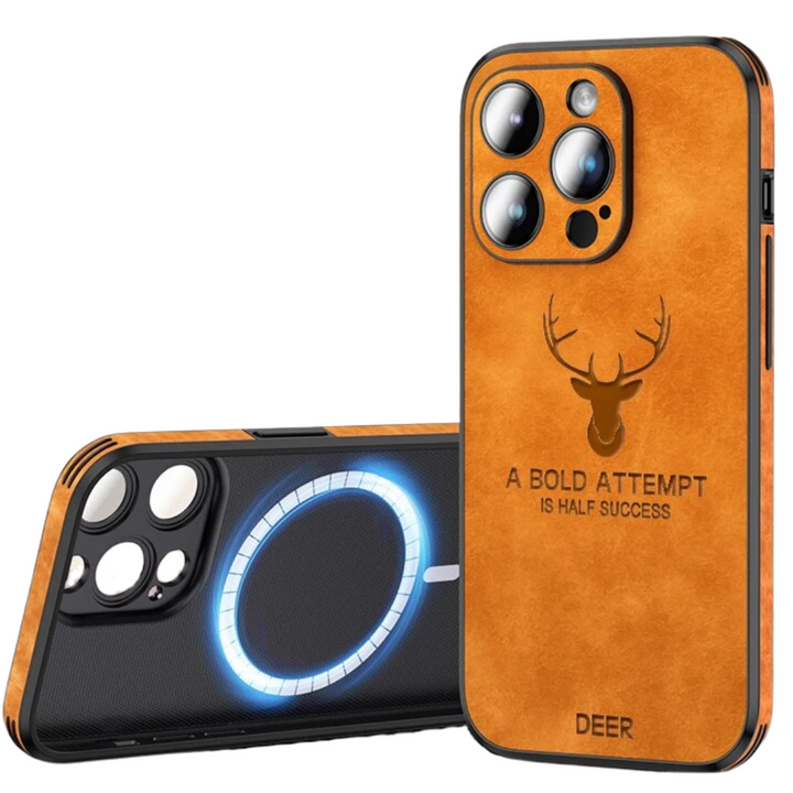 "Hochwertige Wildleder iPhone-Hülle, stoßfest, grün, mit Kameraschutz, luxuriöses Design, kompatibel mit iPhone 12-15"