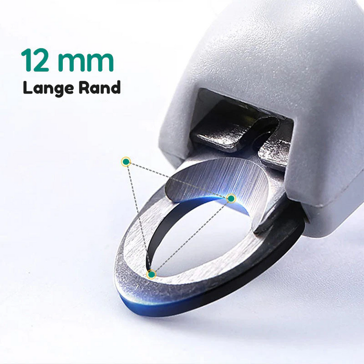 Hondennagelknipper met snelle sensoren, ergonomisch, roestvrijstalen bladen, veilig, pijnloos, comfortabele grip.