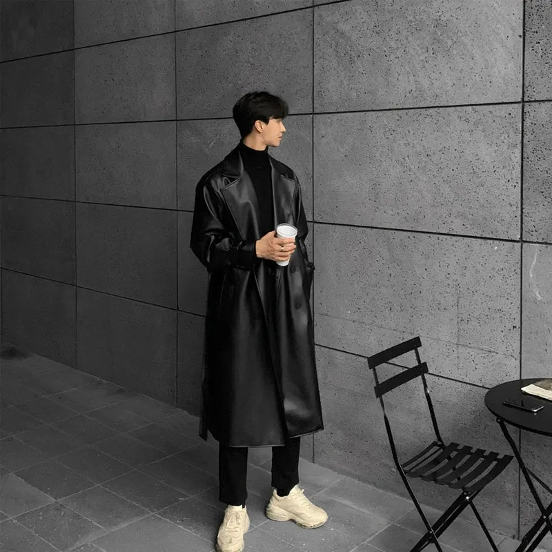 Heren Trenchcoat Knielang - Tijdloze Stijl & Functionaliteit
