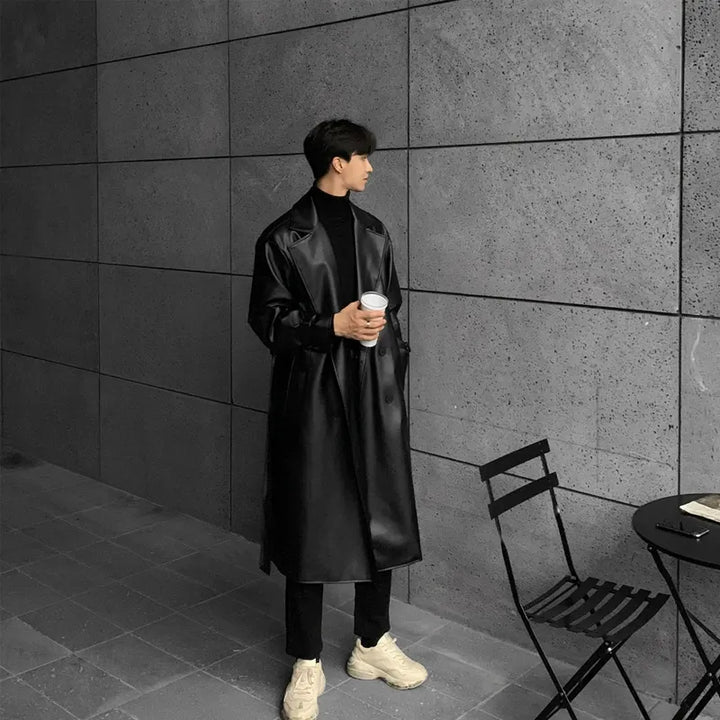 Heren Trenchcoat Knielang - Tijdloze Stijl & Functionaliteit
