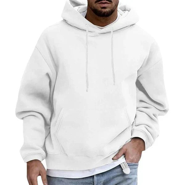 Afbeelding van de praktische kenmerken van de herenhoodie