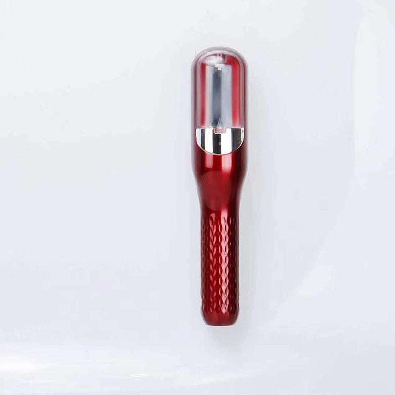 Innovatieve 2-in-1 stijltang en krultang in elegant design, verkrijgbaar in rood, zilver, roze, wit en zwart.
