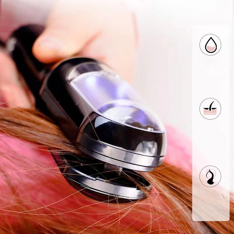 Innovatieve 2-in-1 stijltang en krultang in elegant design, verkrijgbaar in rood, zilver, roze, wit en zwart.