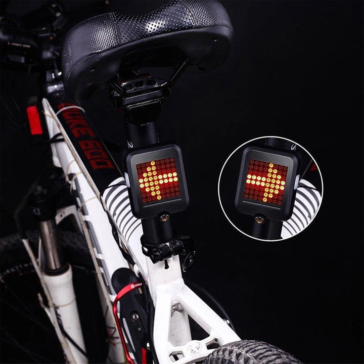 Intelligente LED fietsrichtingaanwijzers met USB-opladen, robuust ontwerp en laserlicht voor maximale zichtbaarheid en veiligheid op de fiets
