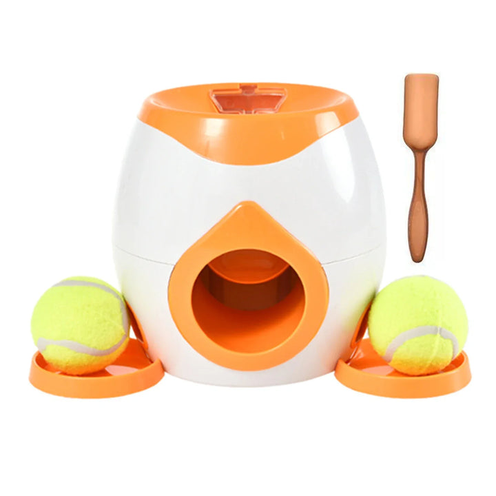 Trainingstool: automatische ballenwerper. Ideaal om de hond te vermaken en actief te houden.