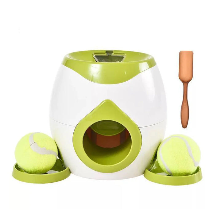 Moderne automatische ballenwerper; essentieel speeltje voor honden die van apporteren houden.