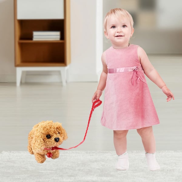 BuddyPaw interactieve speelgoedhond met realistische bewegingen. Levendig pluche kinderspeelgoed voor uren speelplezier.
