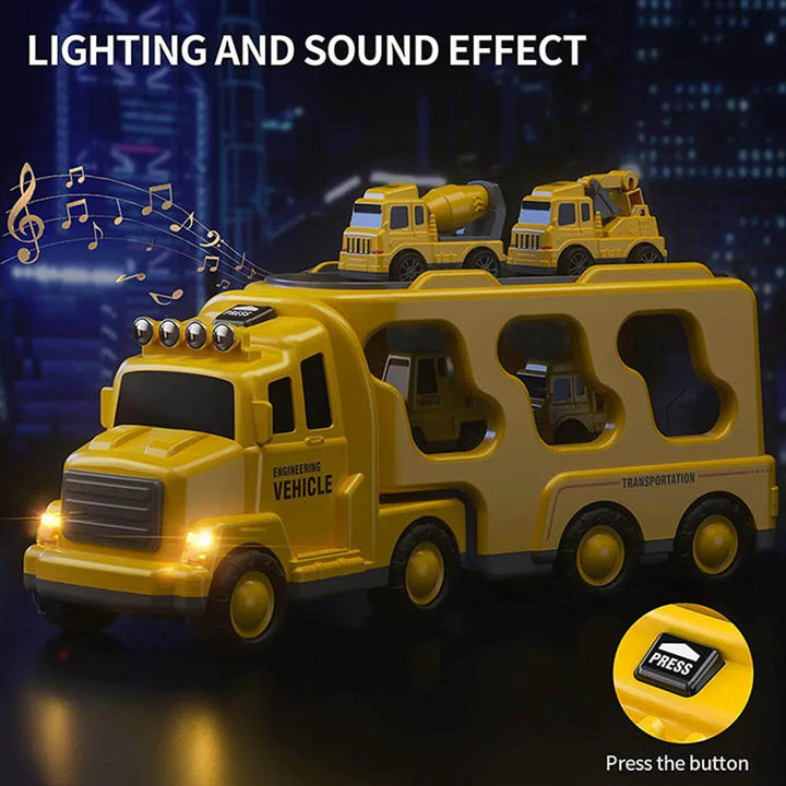 Cadeau-idee: GlowRider interactieve vrachtwagen voor kinderen, met licht, muziek en uren speelplezier.