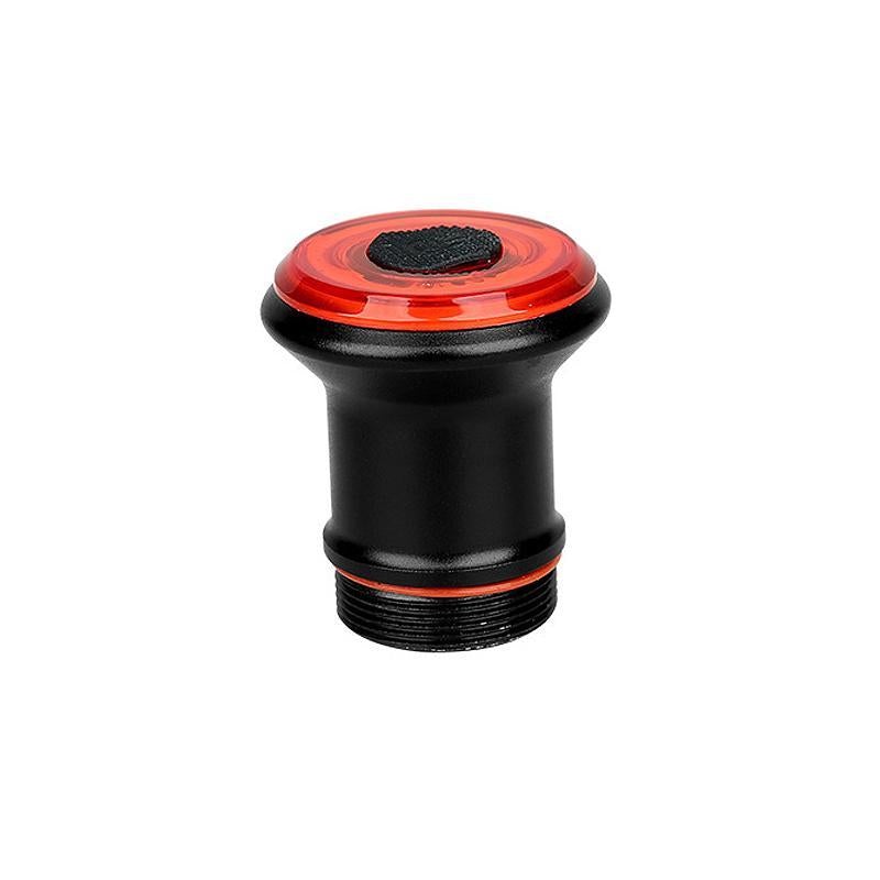 IPX-6 waterdicht fietsachterlicht met remlicht, gemaakt van aluminium, compact en energiezuinig, voor verhoogde veiligheid.