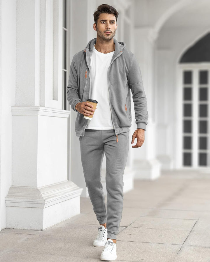 Jamie heren trainingspak, de complete sportkleding en casual set van polyester-spandex.
