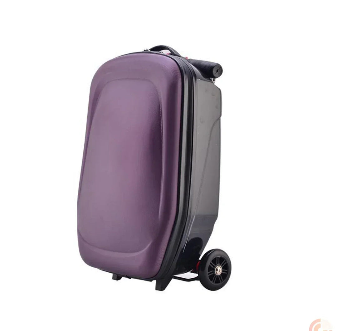 Compacte polycarbonaat jeugd stepkoffer Oslo, gemakkelijk mee te nemen als handbagage.