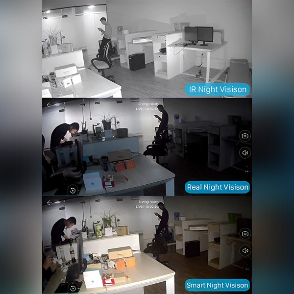 Draadloze HD buitencamera voor Wi-Fi bewaking, compact en weerbestendig, met gebruiksvriendelijk ontwerp voor eenvoudige montage